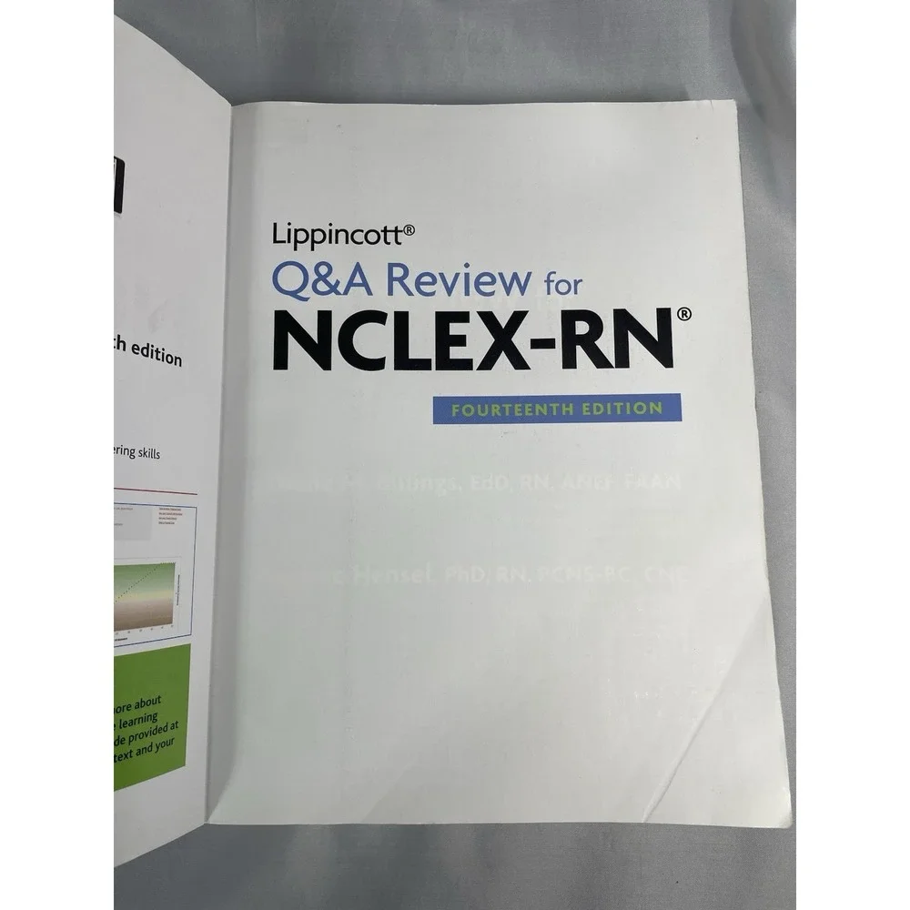 Lippincott Q&A Review for NCLEX-RN 14th Ed Diane Billings Desiree Hensel